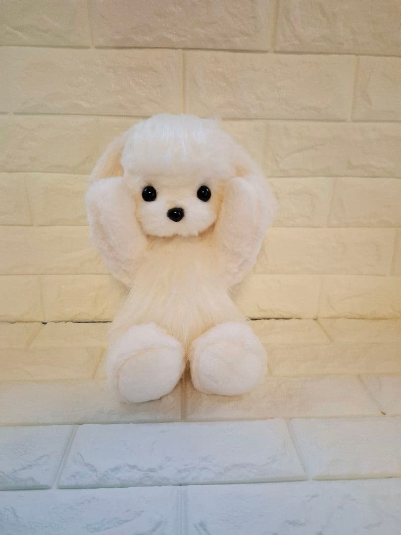 ぬいぐるみ、テディマルチーズ、犬、ハンドメイド、オリジナル、抱きしめられるサイズ