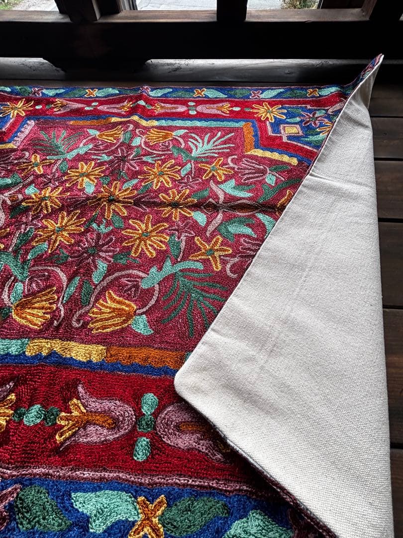 タイムセール　インド　カシミール地方　アリ刺繍