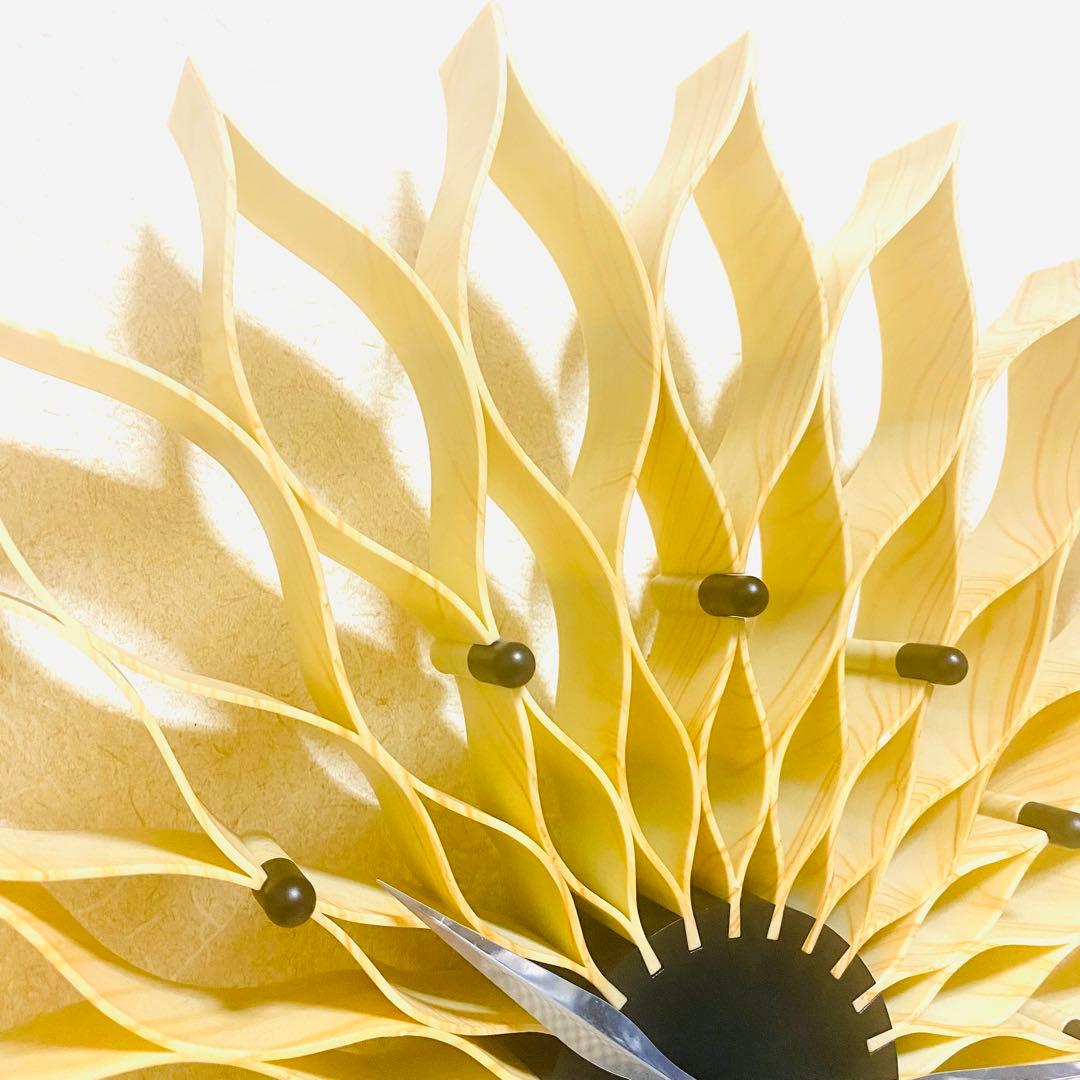 J*a様 大輪の花が咲く壁掛け時計 ルファール　ナチュラル