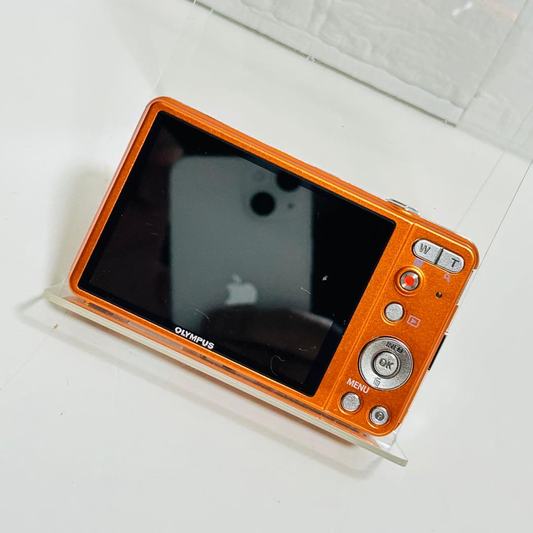 【外観超美品】OLYMPUS VG-145 オレンジ レトロコンデジ