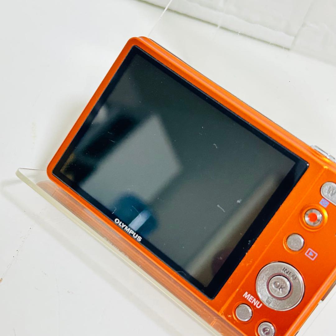 【外観超美品】OLYMPUS VG-145 オレンジ レトロコンデジ