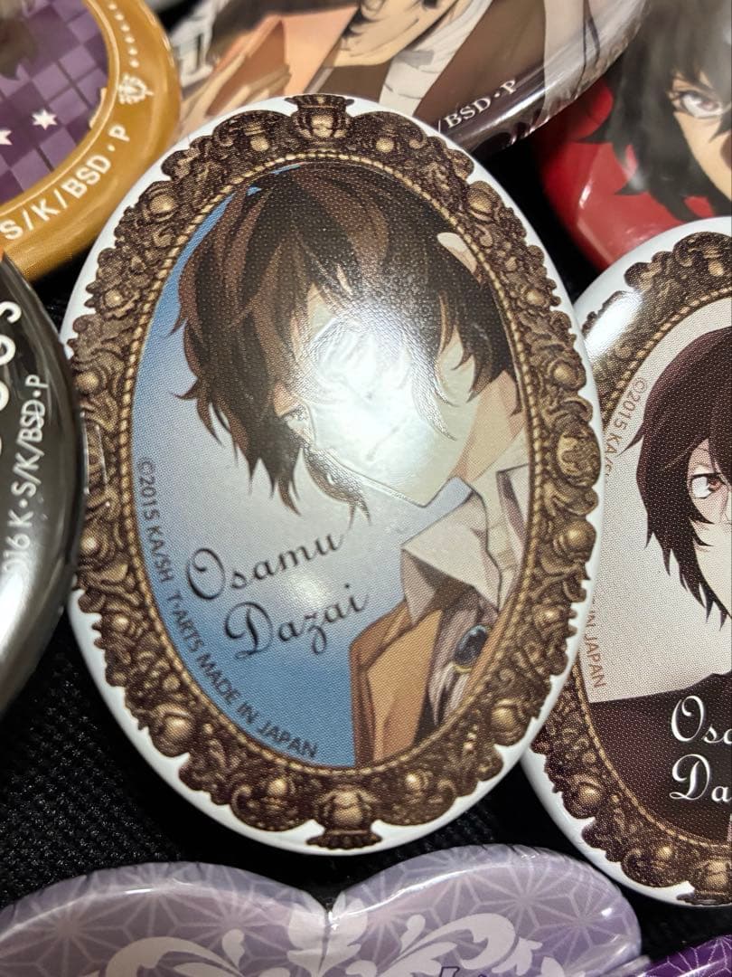 文豪ストレイドッグス ブローチ風缶バッジ 太宰治