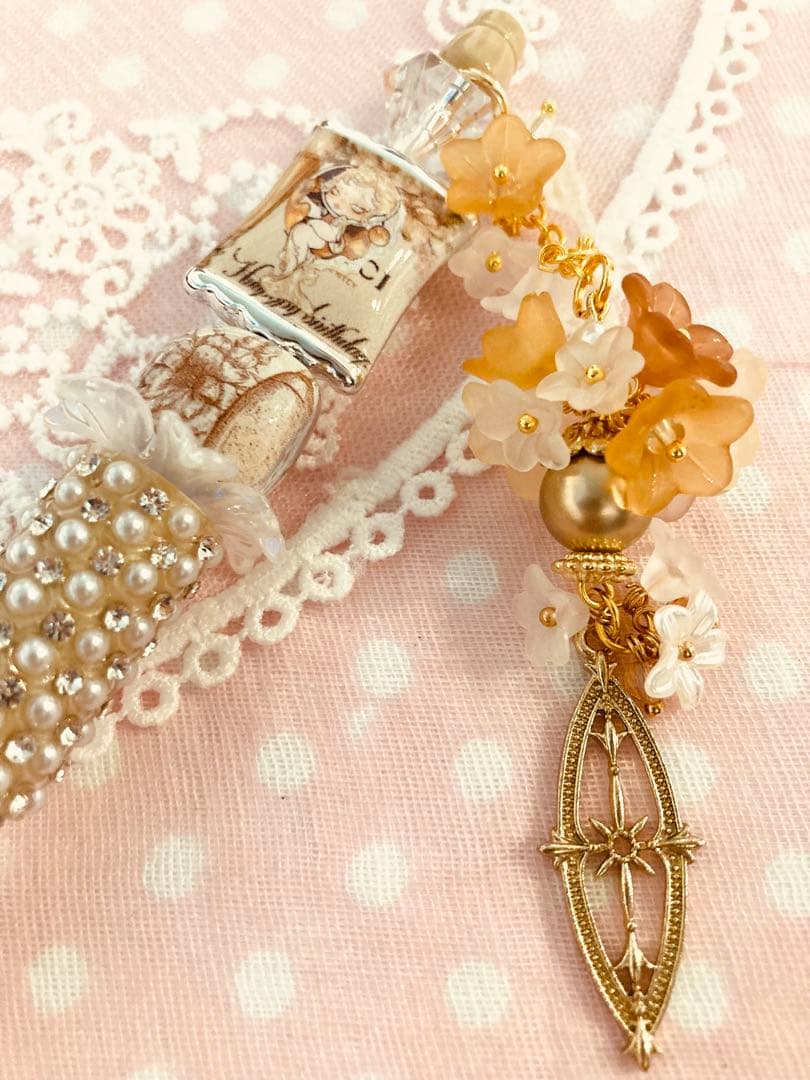 ❁⃘SKULLPANDA❁⃘スカルパンダ SPビーズ キラキラカスタムボールペン⭐︎