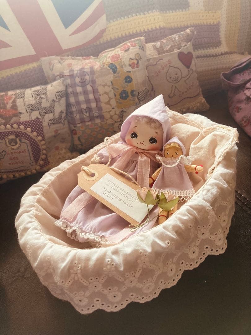 つきもとつきこの文化人形 るかべいびどーる 布人形 ヘロヘロ人形 レトロ