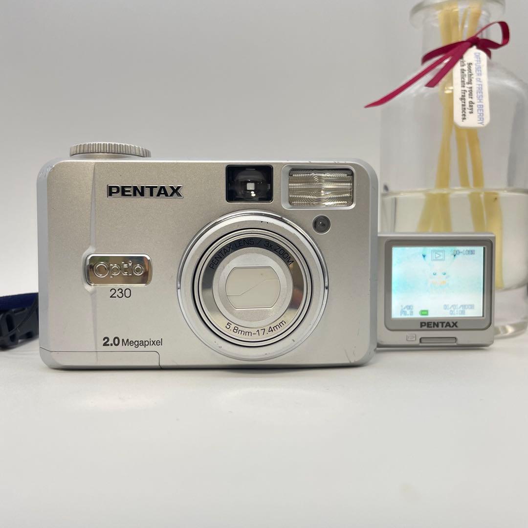 難有特価✨PENTAX Optio 230✨動作確認済 スマホ転送OK 単三電池