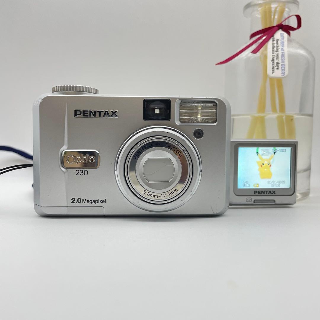 難有特価✨PENTAX Optio 230✨動作確認済 スマホ転送OK 単三電池