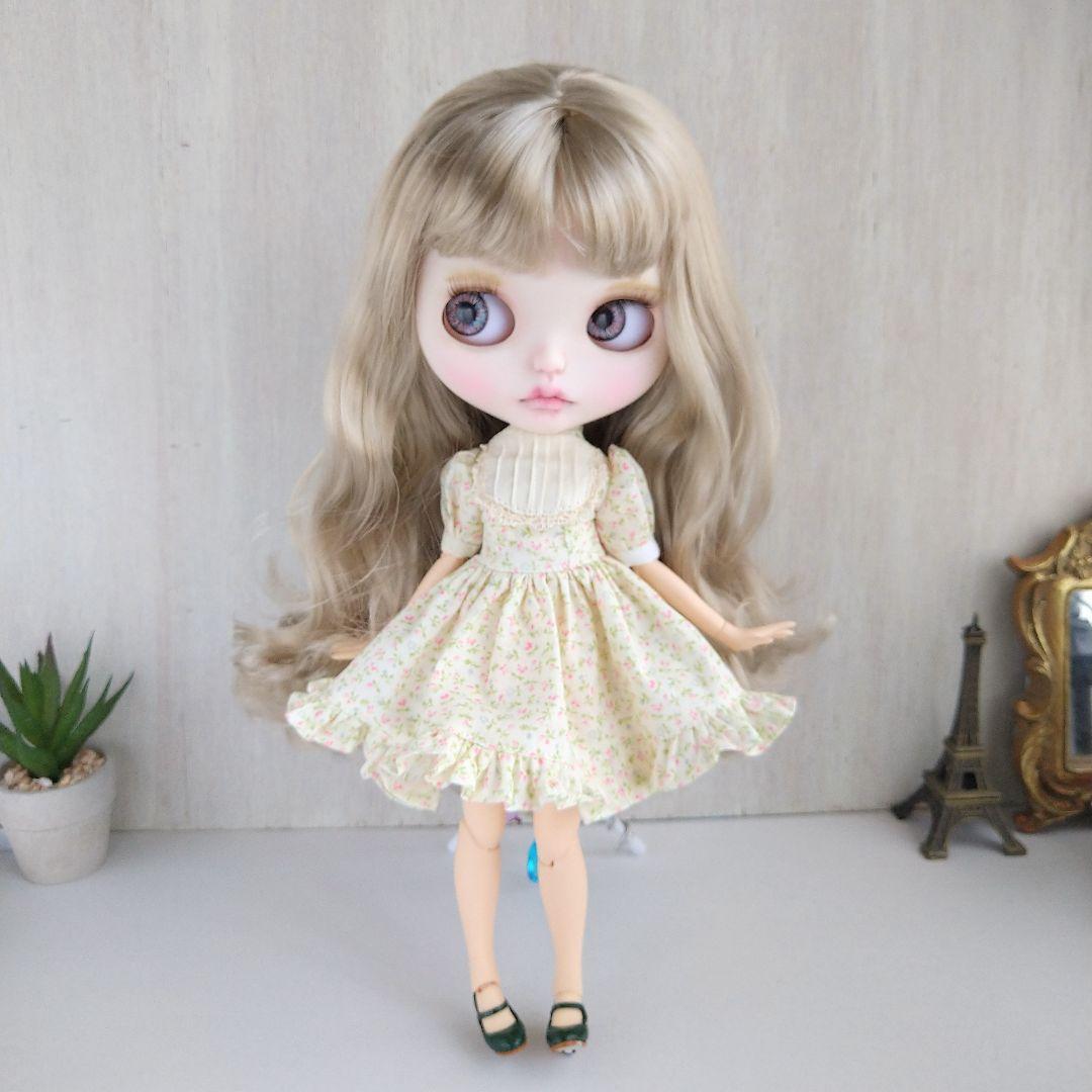 703.【ブライス ワンピース】花柄のクラシカルワンピース ※