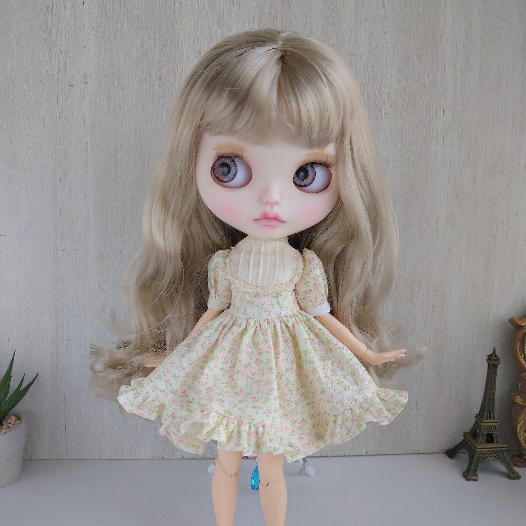 703.【ブライス ワンピース】花柄のクラシカルワンピース ※