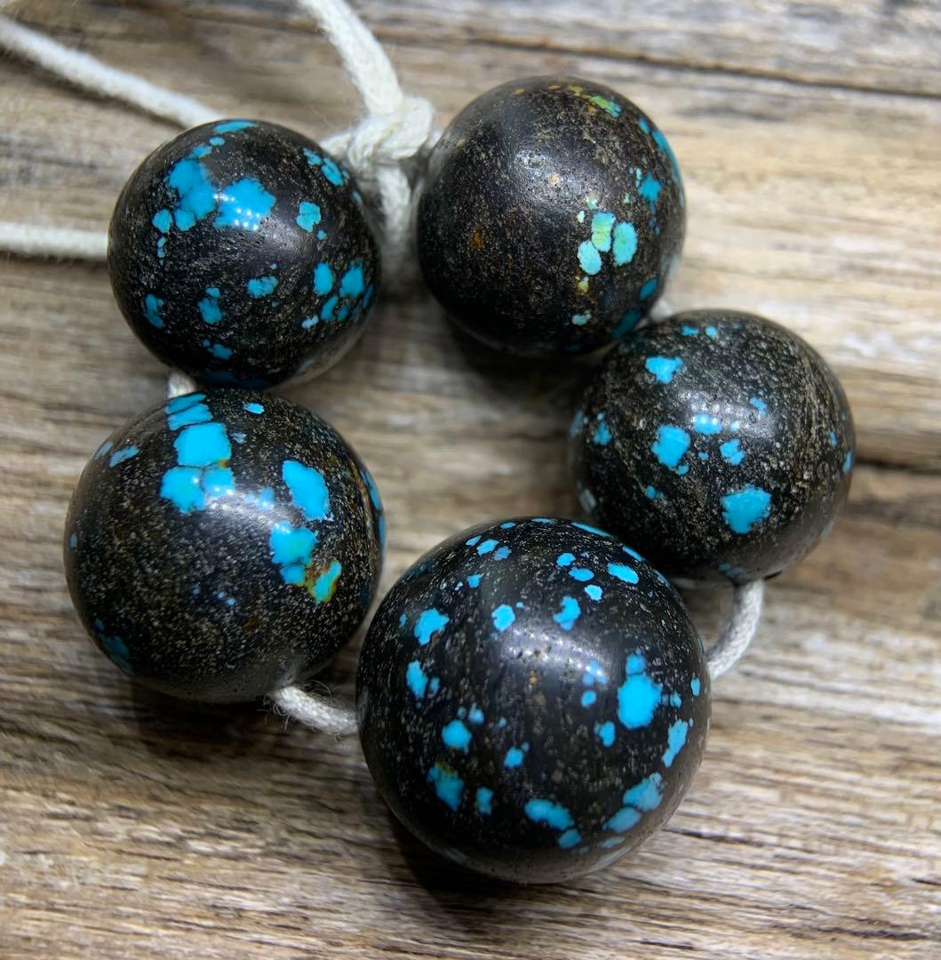 【2個セット】ターコイズ　トルコ石　天然石　tt660