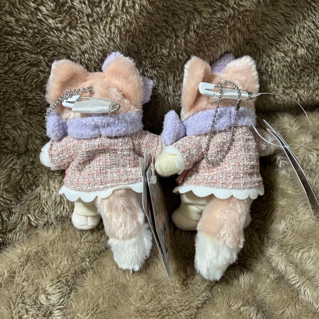 ディズニー シークレット オブ スノーウィーデイ リーナベル ぬいぐるみバッジ