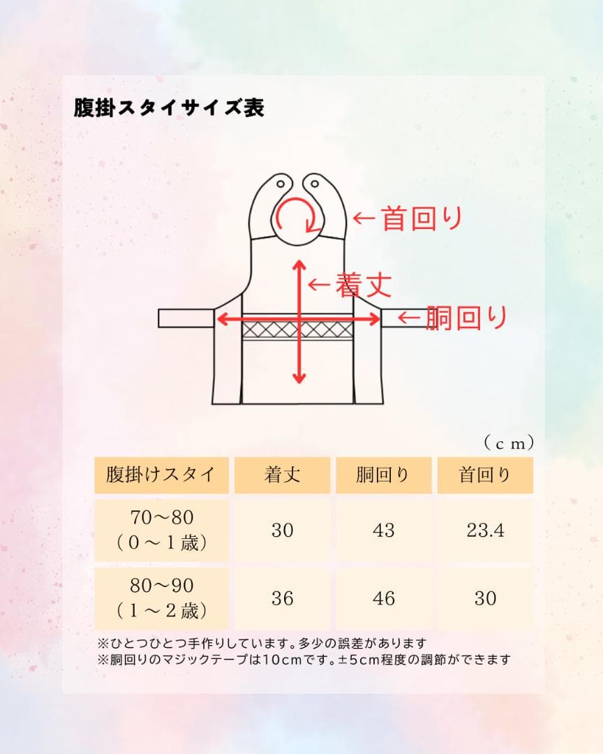 腹掛スタイ　オーダーページ