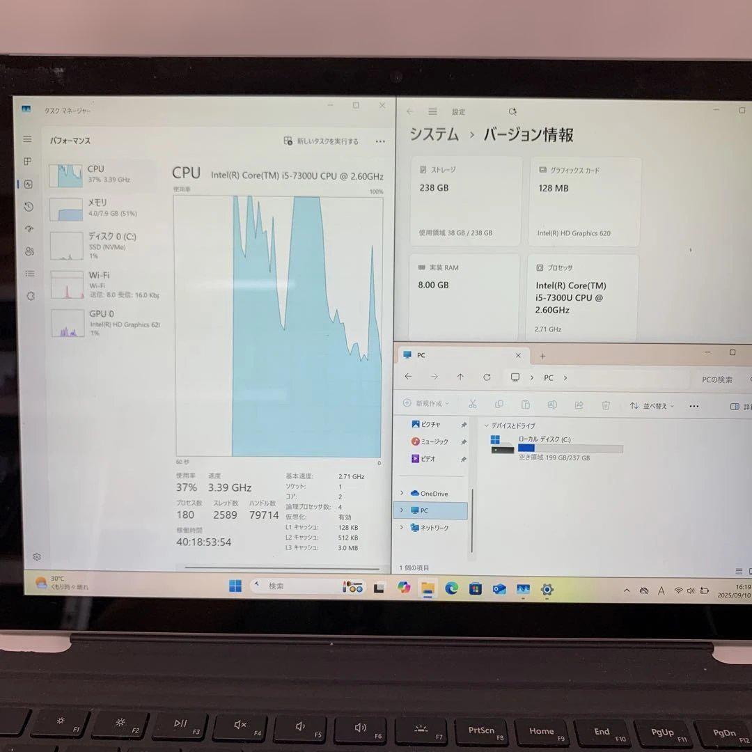 Microsoft Surface Pro 第5世代 1796 256GB 20