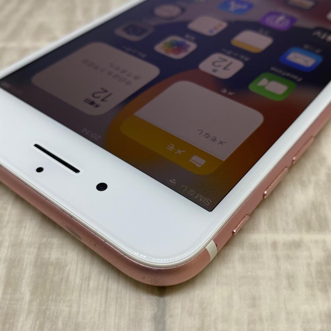 iPhone7plus ローズゴールド 256GB 新品バッテリー