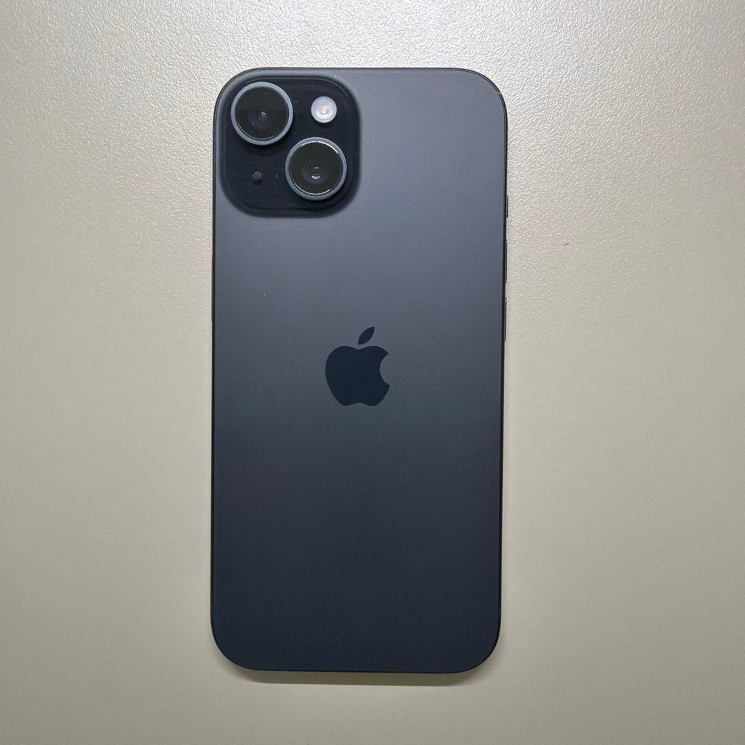 【美品】 iPhone15 iPhone本体 128GB ブラック SIMフリー
