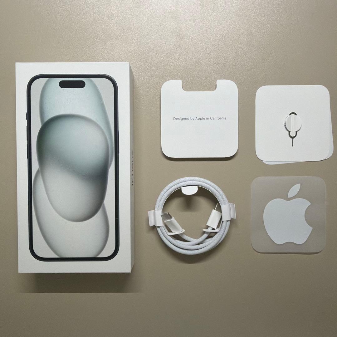 【美品】 iPhone15 iPhone本体 128GB ブラック SIMフリー