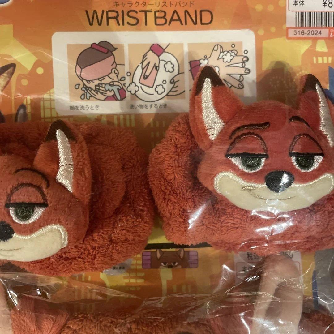 ズートピア2 ニックジュディフェイスタオル　ヘアキャップヘアバンド　リストバンド