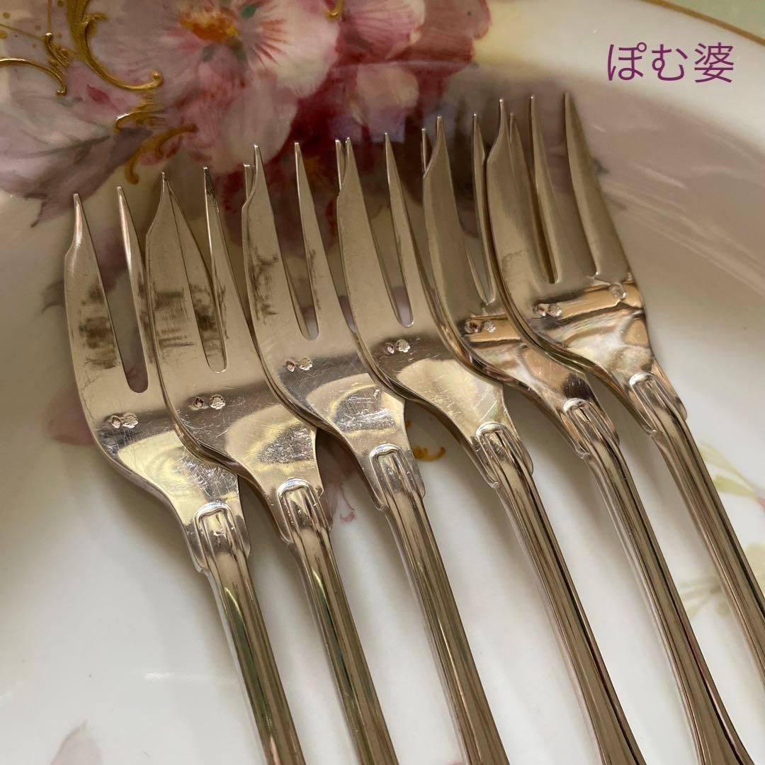 【フランス／クリストフル】純銀／ケーキフォーク 1本