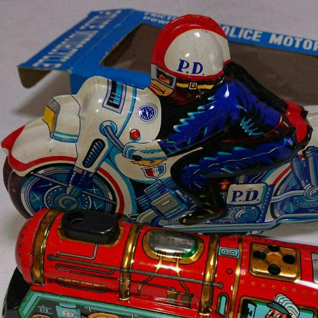 ◇昭和レトロ ブリキのおもちゃ 中古品 いろいろセット