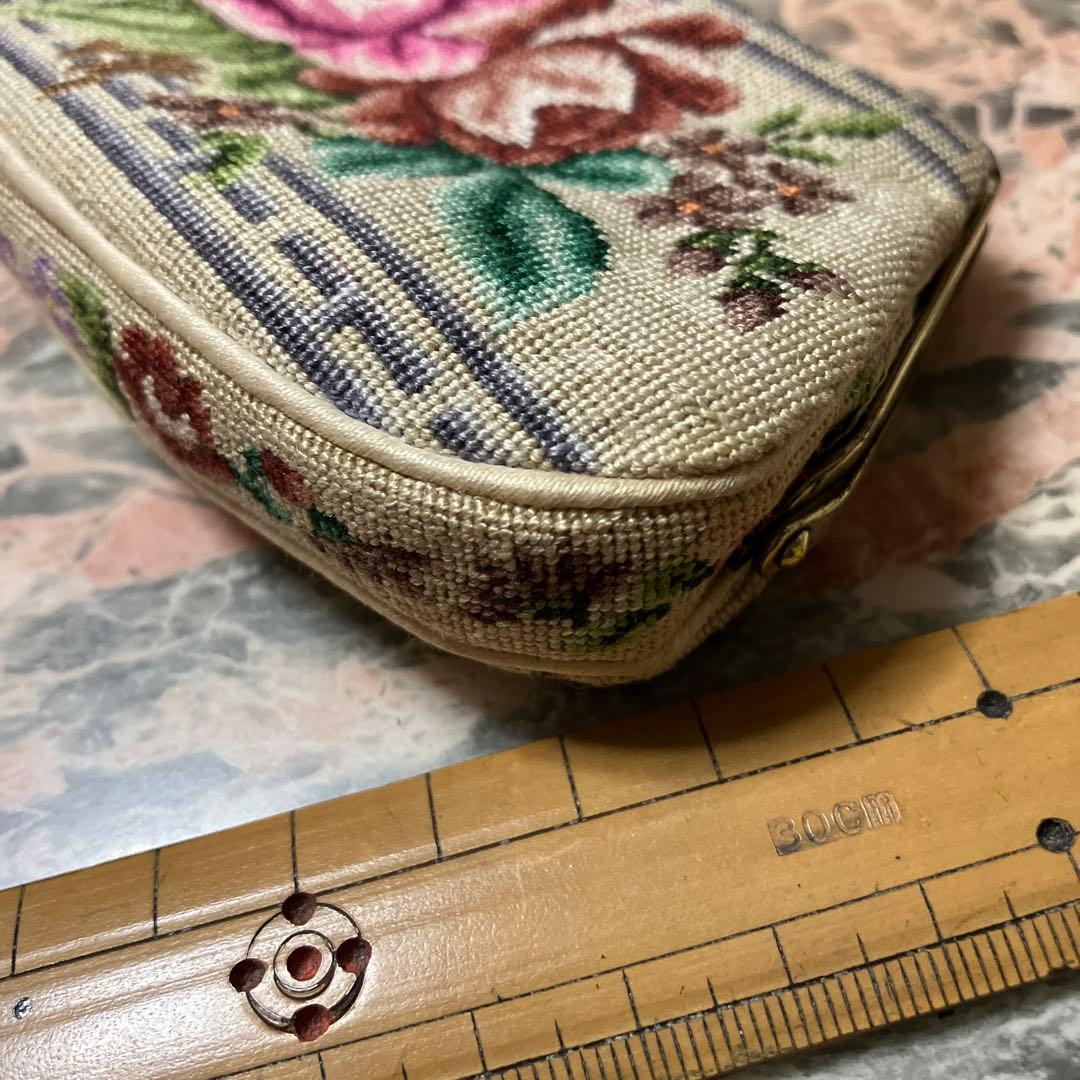 刺繍がま口お財布