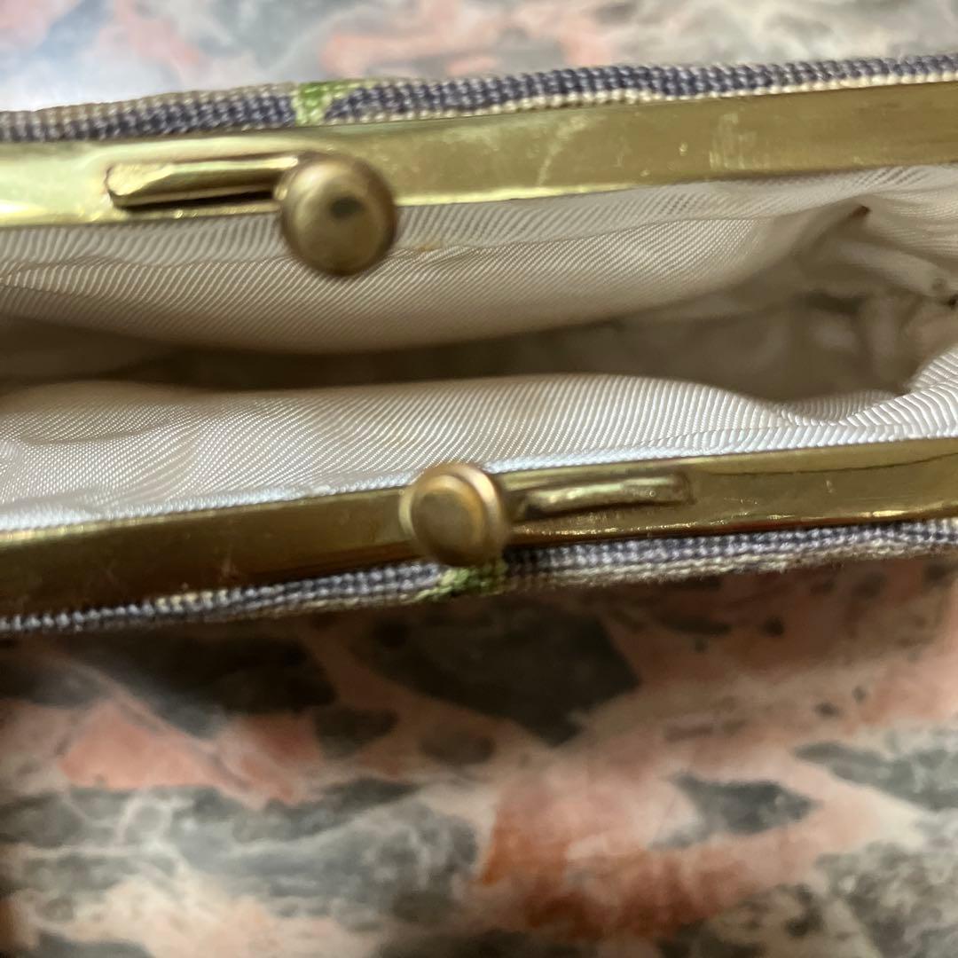 刺繍がま口お財布