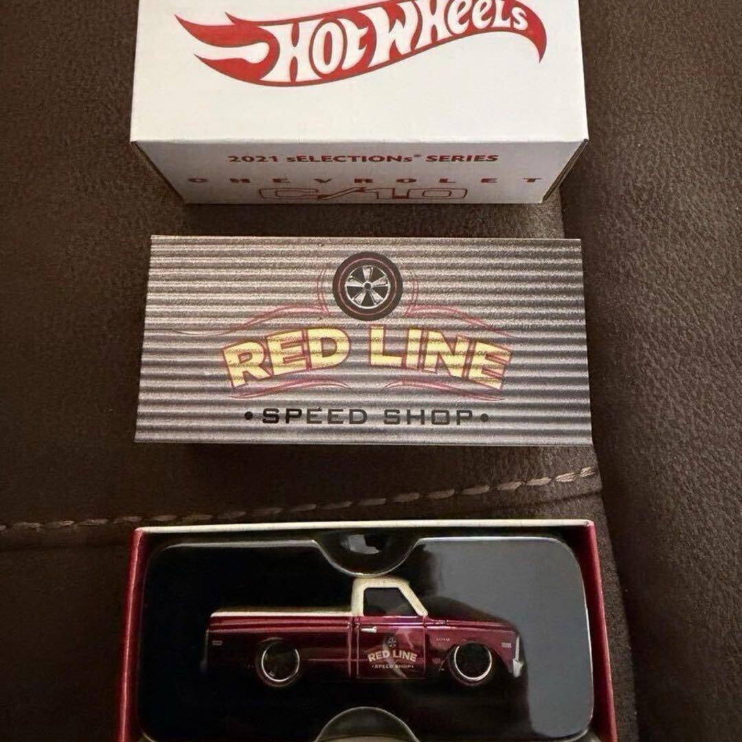 新品限定品ホットウィールシボレー C 10 ダイキャストビークル - レッド