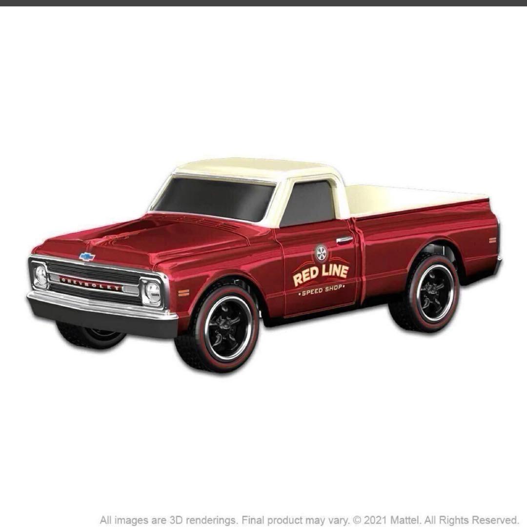 新品限定品ホットウィールシボレー C 10 ダイキャストビークル - レッド