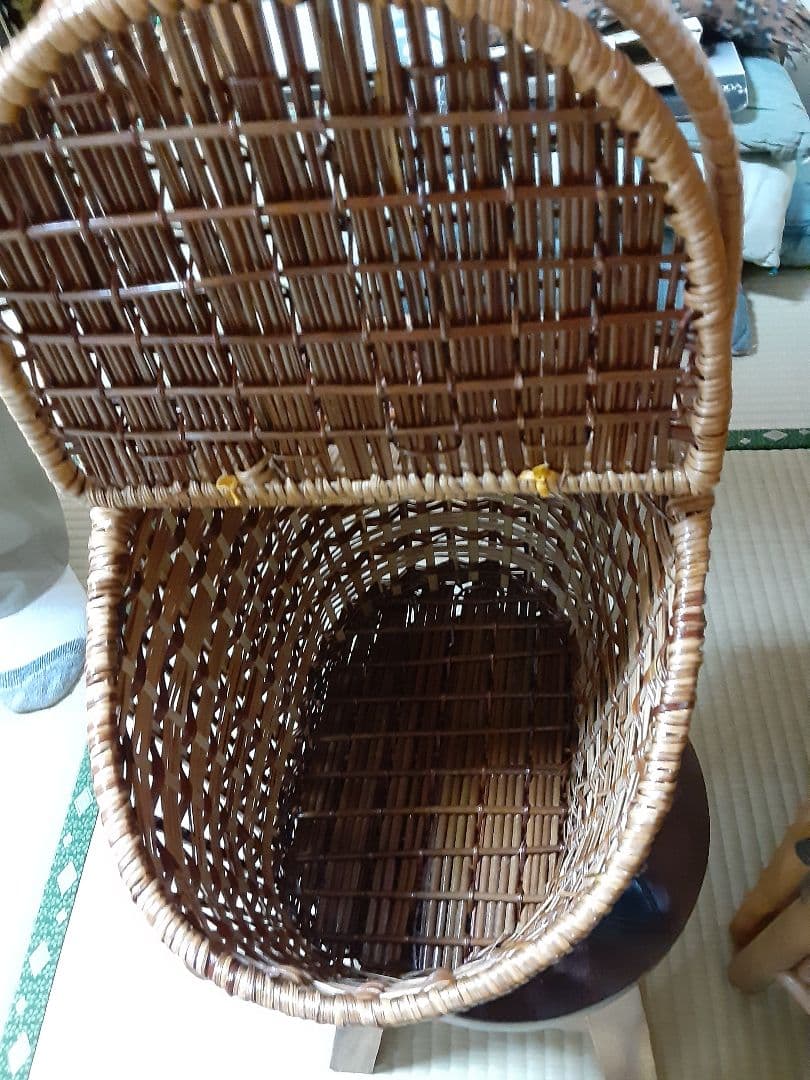 ハンドメイドかごバック