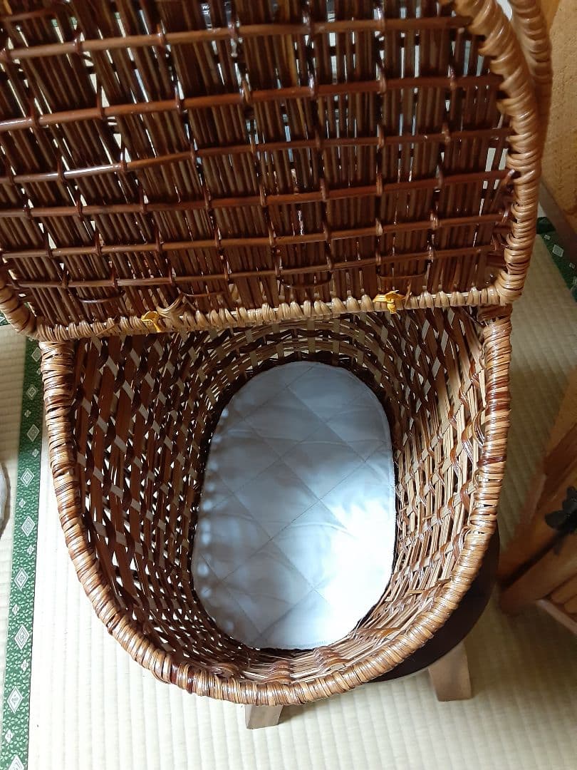 ハンドメイドかごバック