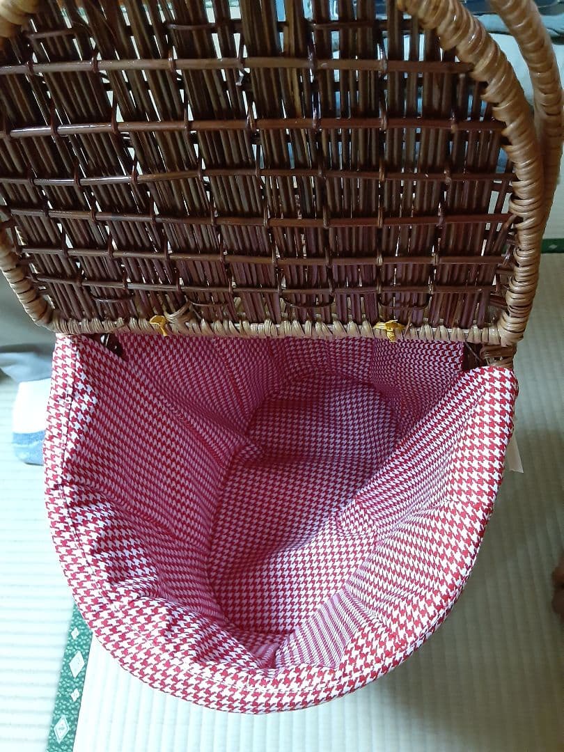 ハンドメイドかごバック