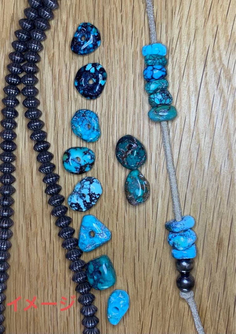 【ご確認用・セール】ターコイズ・ナゲットビーズ　トルコ石　天然石　tp670