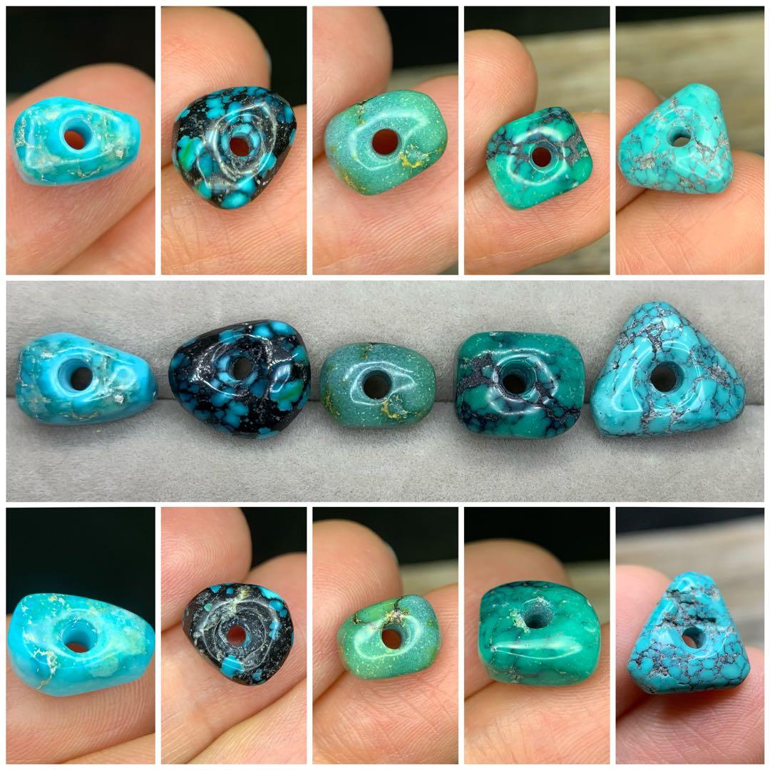 【ご確認用・セール】ターコイズ・ナゲットビーズ　トルコ石　天然石　tp670