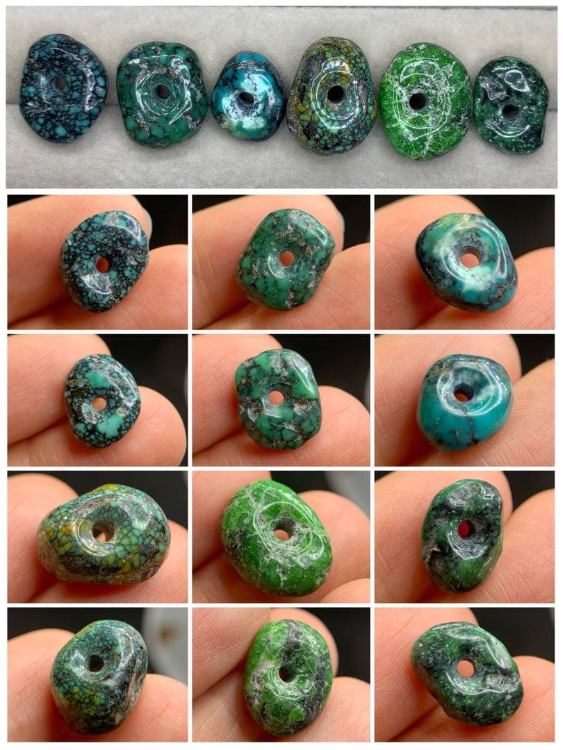 【ご確認用・セール】ターコイズ・ナゲットビーズ　トルコ石　天然石　tp670