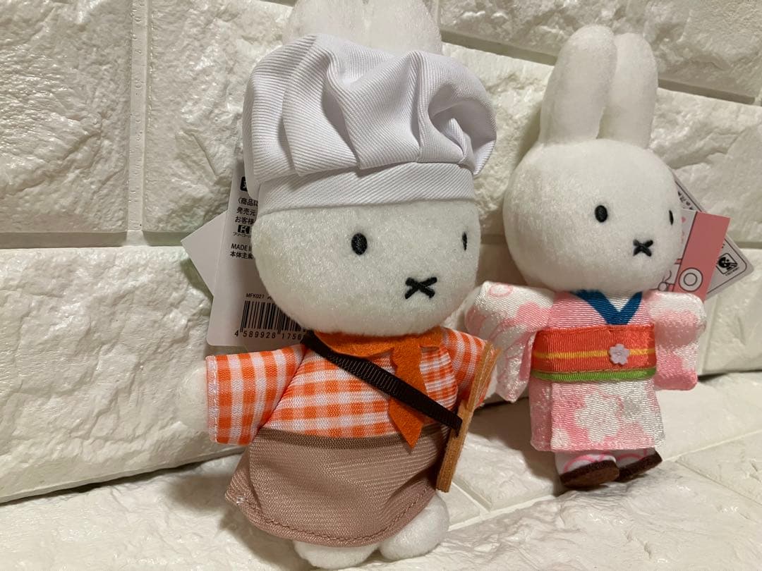 【新品タグ付き】みっふぃー桜きっちん 京都嵐山限定 着物マスコット 4個セット