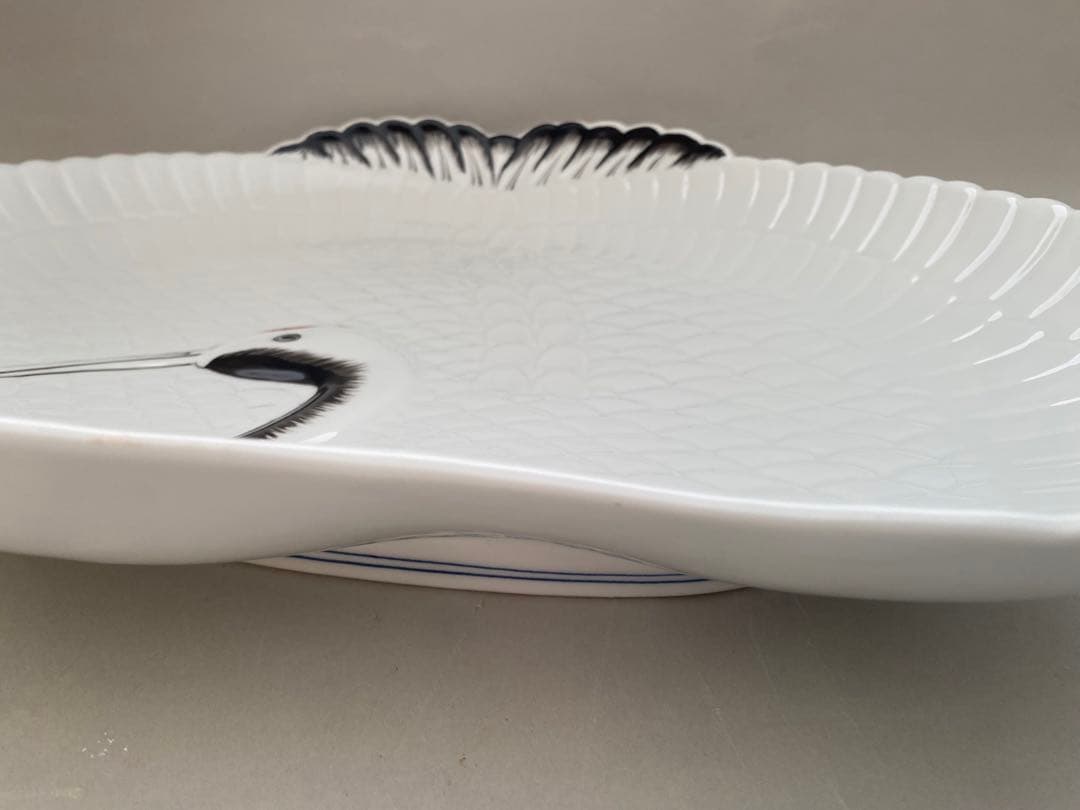 有田焼 錦鶴特大盛皿 55㎝ 未使用品