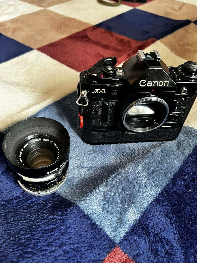 Canon A-1 & AE-1 フィルムカメラセット