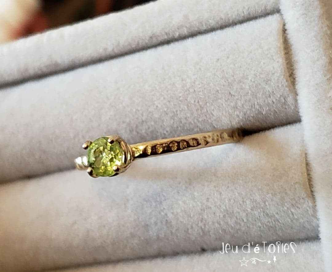 ‧˚₊*̥ ペリドット リング  ‧˚₊*̥