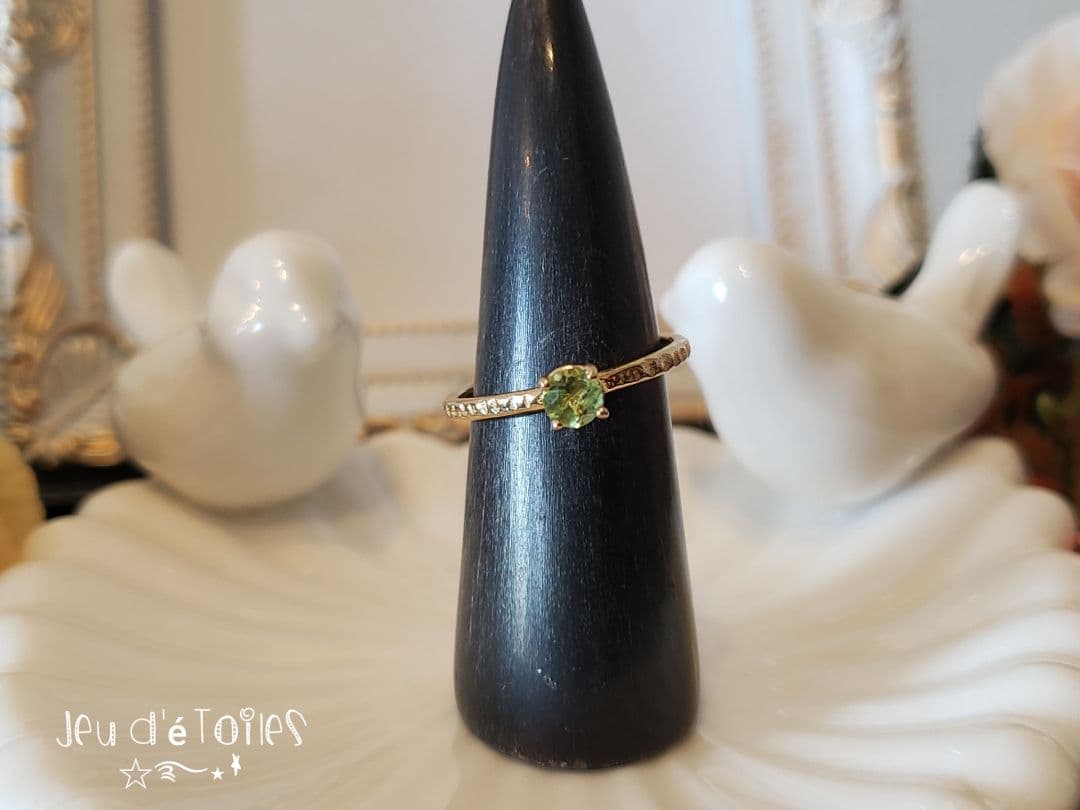 ‧˚₊*̥ ペリドット リング  ‧˚₊*̥