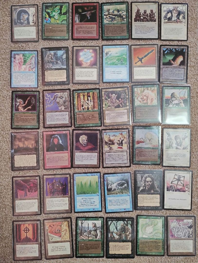 MTG ザ・ダーク/The Dark　コンプリート１１９種１１９枚　難あり
