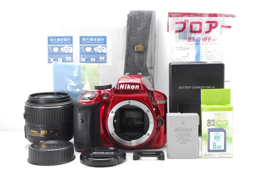 ショット数１０６５枚！　美品　Nikon D3300　スマホ転送　希少カラー