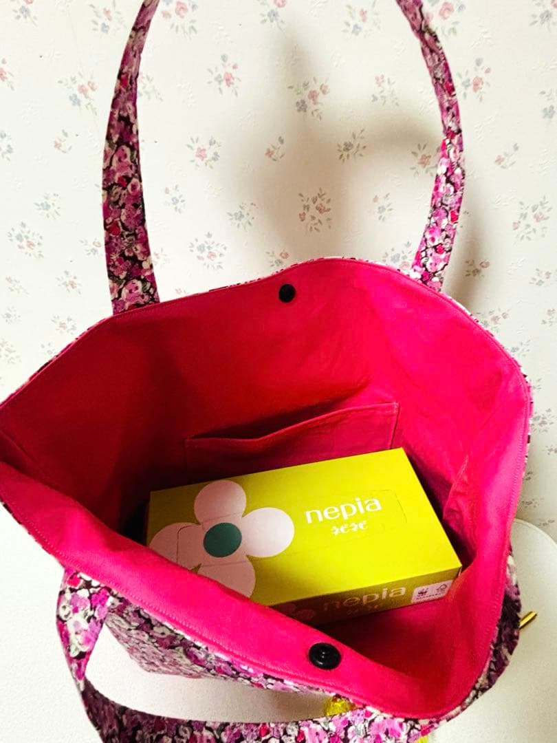 ♡リバティレイラハンドメイド大サイズトートバック♡新作