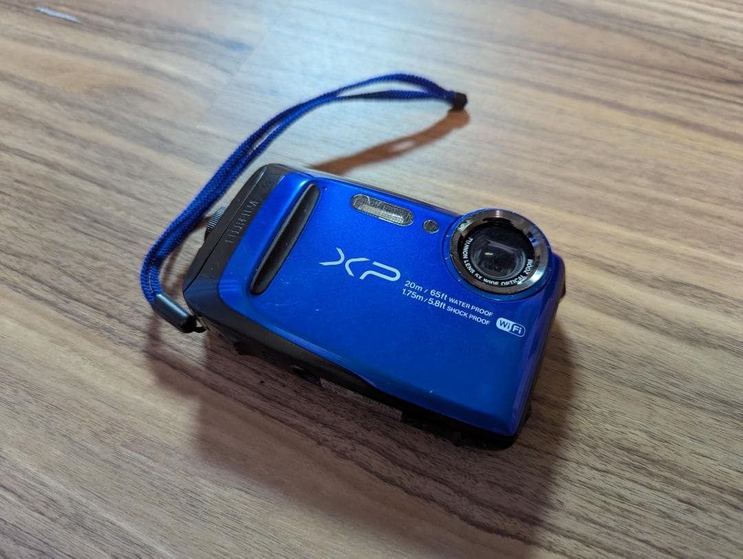 FUJIFILM デジタルカメラ XP120 ブルー 防水 FX-XP120BL