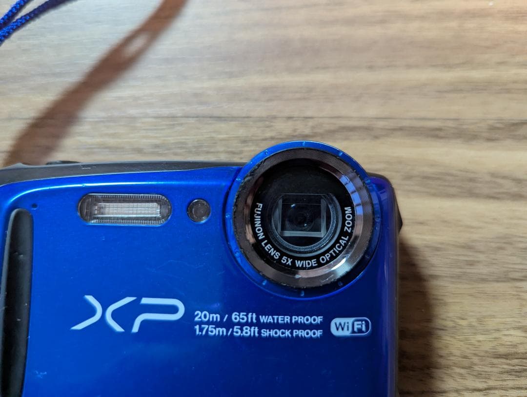 FUJIFILM デジタルカメラ XP120 ブルー 防水 FX-XP120BL