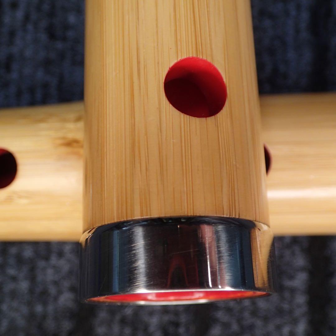 尺八 蝴蝶 高級合竹曲管 二尺(正律C管)