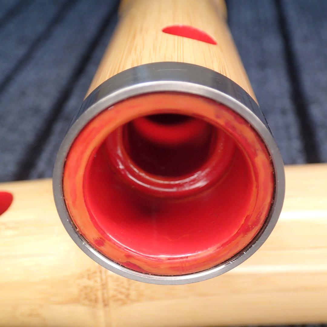 尺八 蝴蝶 高級合竹曲管 二尺(正律C管)