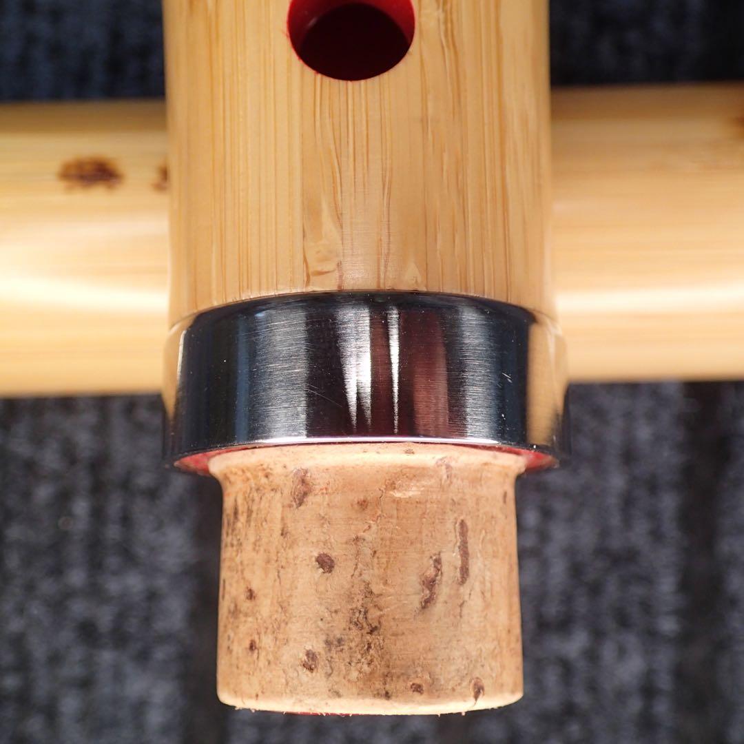 尺八 蝴蝶 高級合竹曲管 二尺(正律C管)