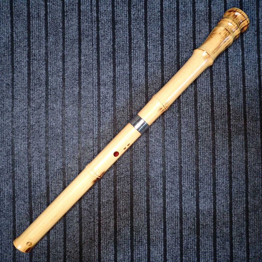 尺八 蝴蝶 高級合竹曲管 二尺(正律C管)