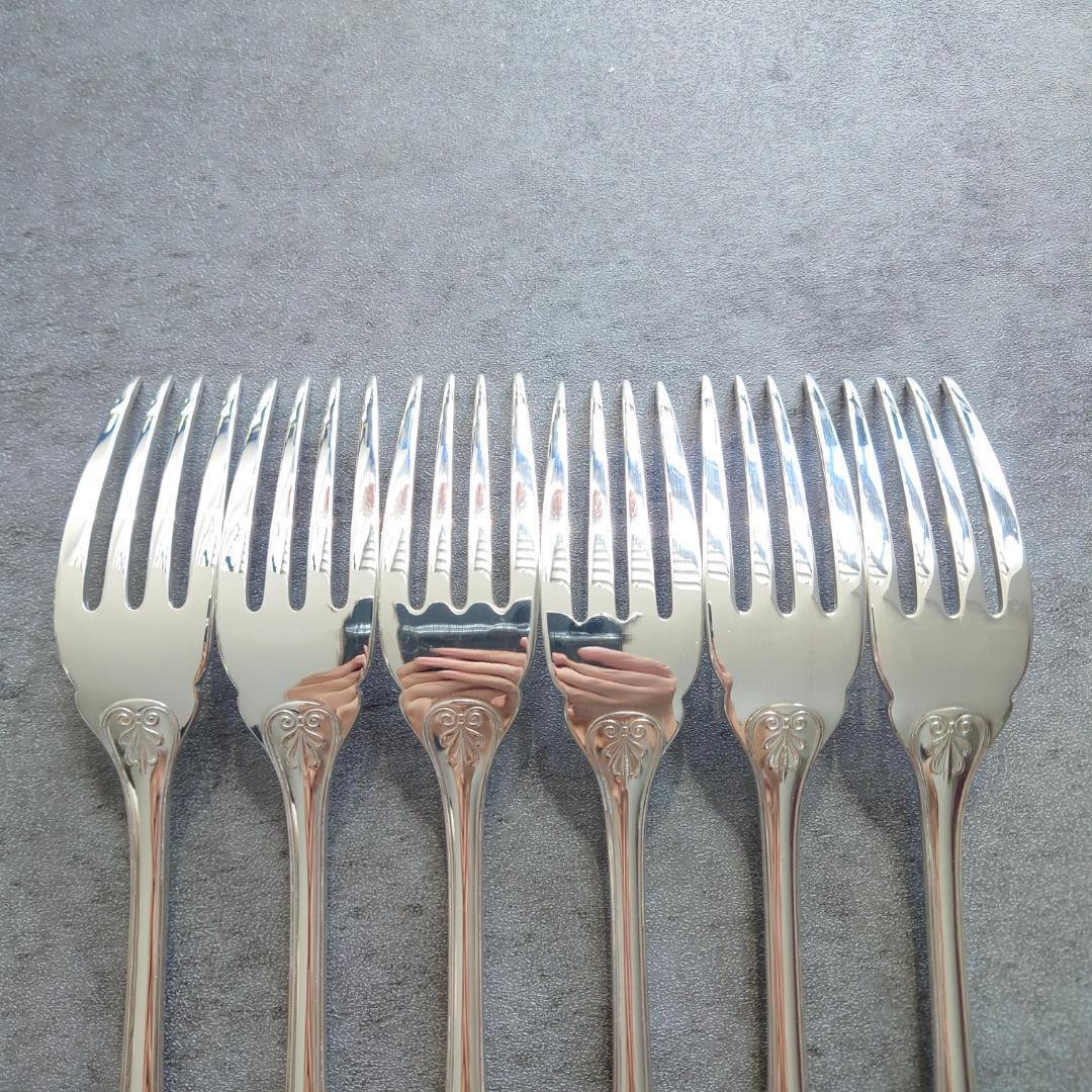 希少 美品 クリストフル マルメゾン フィッシュフォーク 6点