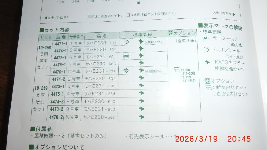 KATO E231系500番台 山手線色５両基本セット＋6両増結 11両フル編成