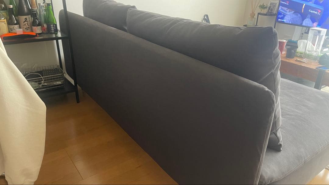 【IKEA ソーデルハムン｜ダークグレー】新品カバー付き！