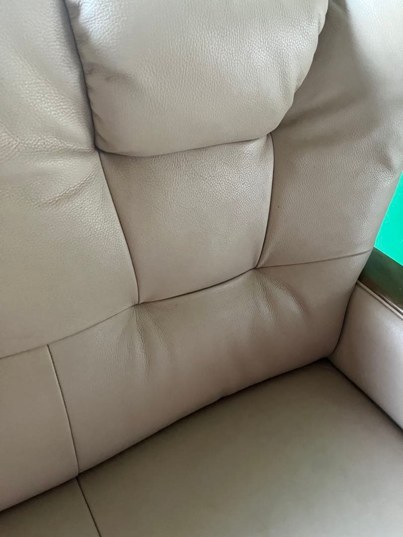 カリモク トリプルソファー インテリア アンティーク 3P レザー 家具